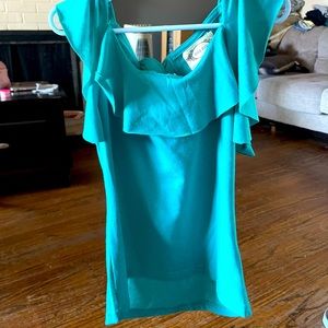 Joyfolie teal blouse